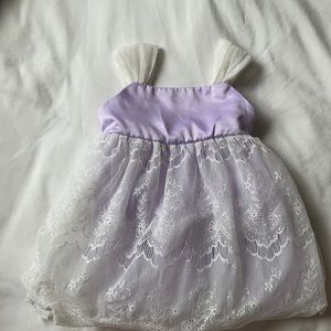 Adorable Infant Lilac and Lace Dress